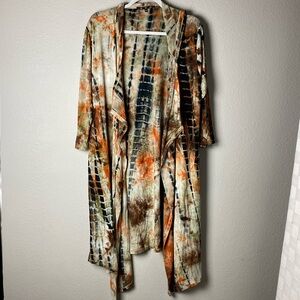 Coin 1804 Tie Dye Hooded Duster